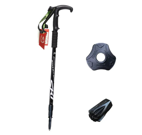 Aluminum Alloy Shock-Absorbing Hiking Trekking Pole