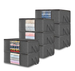 Large Capacity Clothing Storage Bags with Transparent Window
