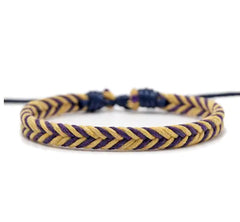 Handmade Woven Bracelet with Trendy Design for Students