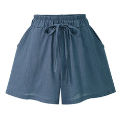 Plus Size Women's Summer Loose High Waist Shorts