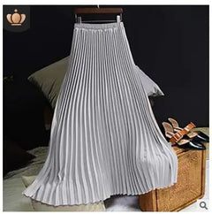 High Waist Chiffon Half-Length Skirt for Women