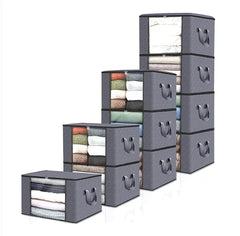 Large Capacity Clothing Storage Bags with Transparent Window