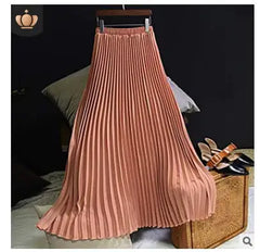 High Waist Chiffon Half-Length Skirt for Women