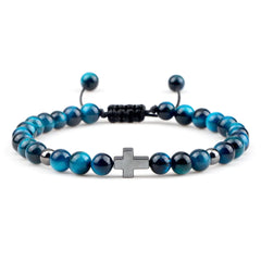 Woven Beads Bracelet with Pendant Ornament