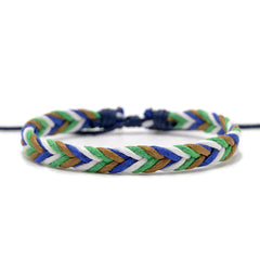 Handmade Woven Bracelet with Trendy Design for Students