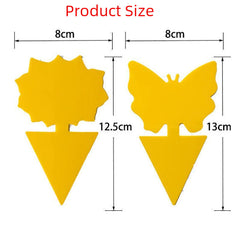 Double-Sided Yellow Sticky Insect Trap for Gardens