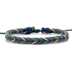 Handmade Woven Bracelet with Trendy Design for Students