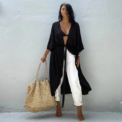 Short Cardigan Casual Beach Sunscreen Shirt for Ladies