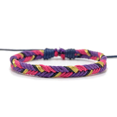 Handmade Woven Bracelet with Trendy Design for Students
