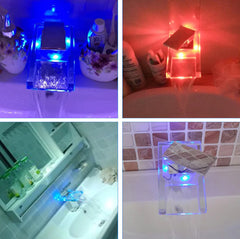 "All-Copper Single Hole Basin Faucet Waterfall Design"
